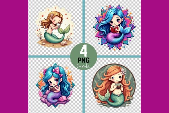 Charming Mermaid Illustrations Bundle Review