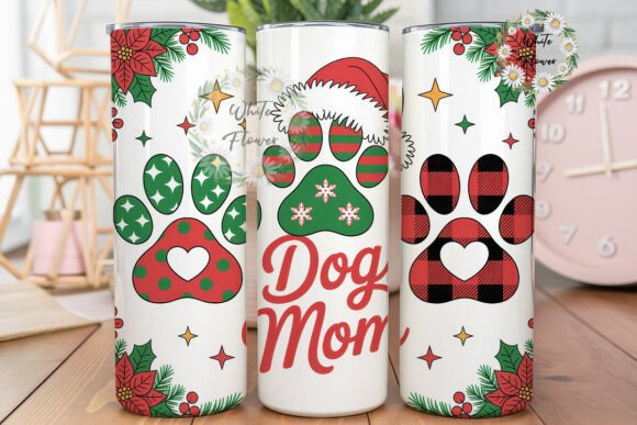 Christmas Dog Mom Tumbler Wrap Review