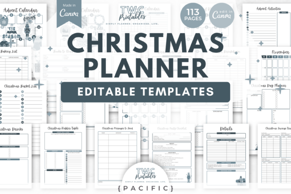 Christmas Planner Canva Templates PAC Review