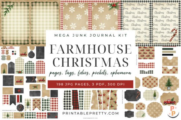 Farmhouse Christmas Kit: Crafts & Branding