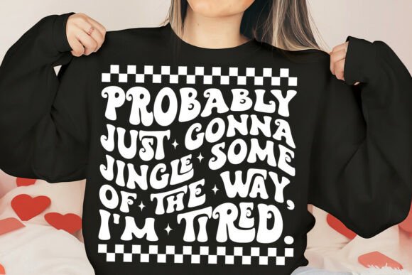 Funny Christmas Typography Design 3 for T-Shirt Designs