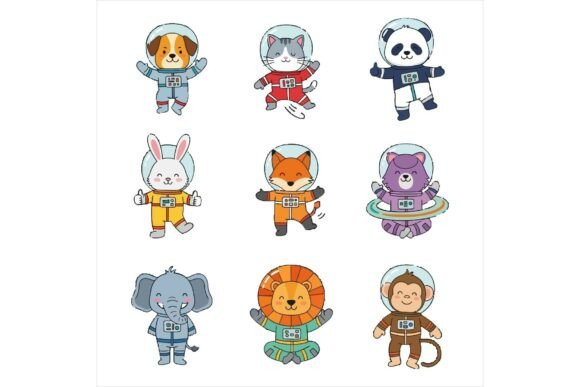 Review: Cartoon Animals in Space Suits Playing Freebies