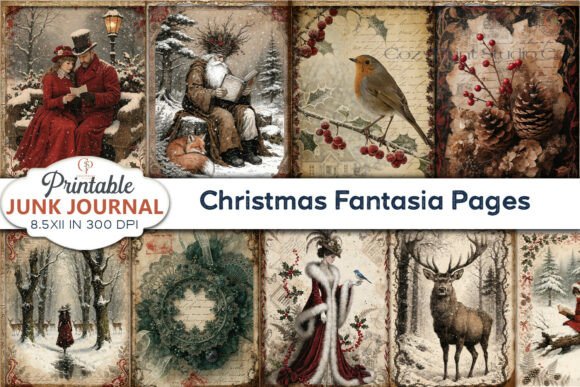Review: Christmas Fantasy Vintage Backgrounds