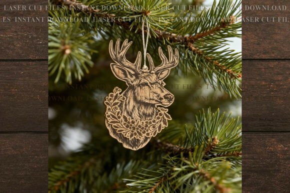 Review: Deer Stag Ornament SVG for Christmas Laser