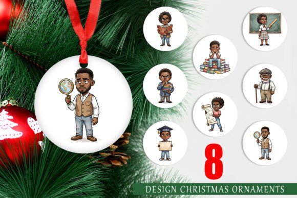 Sarcastic Black History Ornament PNG Review