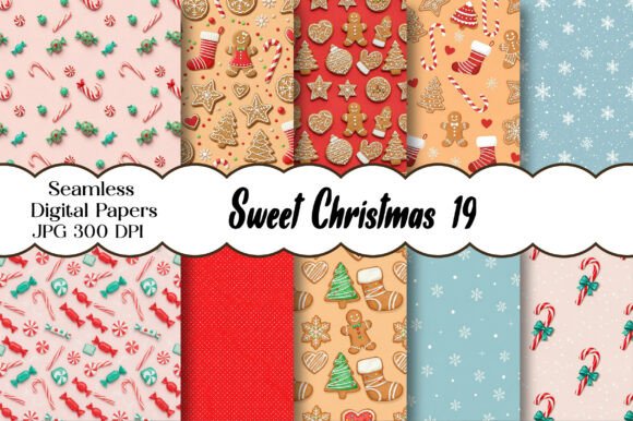 Sweet Christmas Seamless Patterns Review