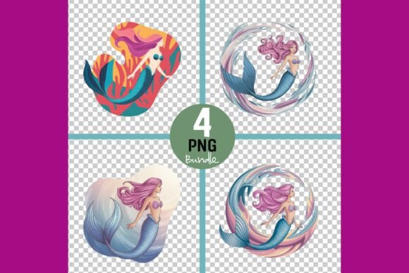 Vibrant Mermaid Illustrations: A Designer’s Review