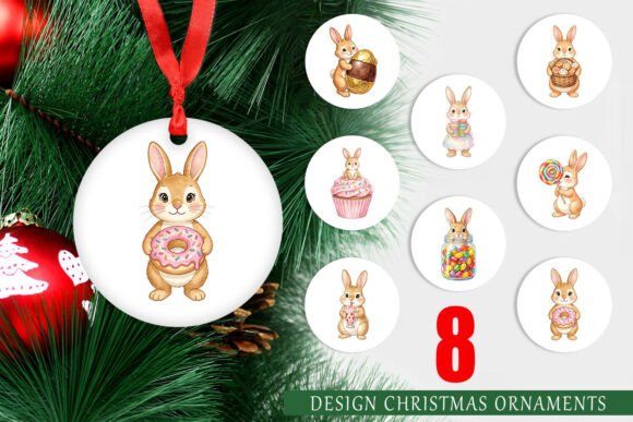 Watercolor Bunny Candy: Sweet Illustrations