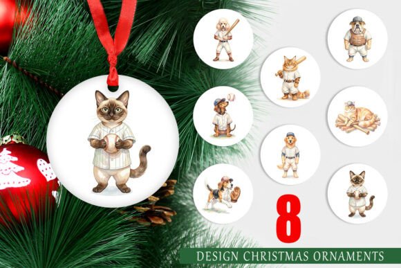 Watercolor Pet Baseball Ornament Review
